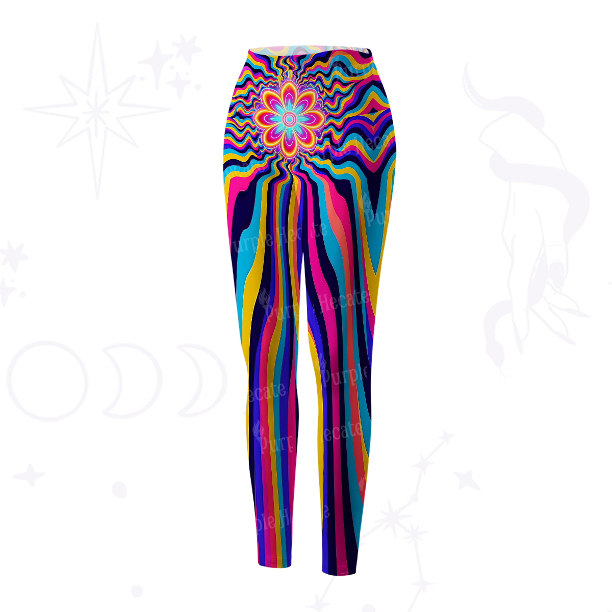 Purplehecate Psychedelic Bloom Yoga Pants