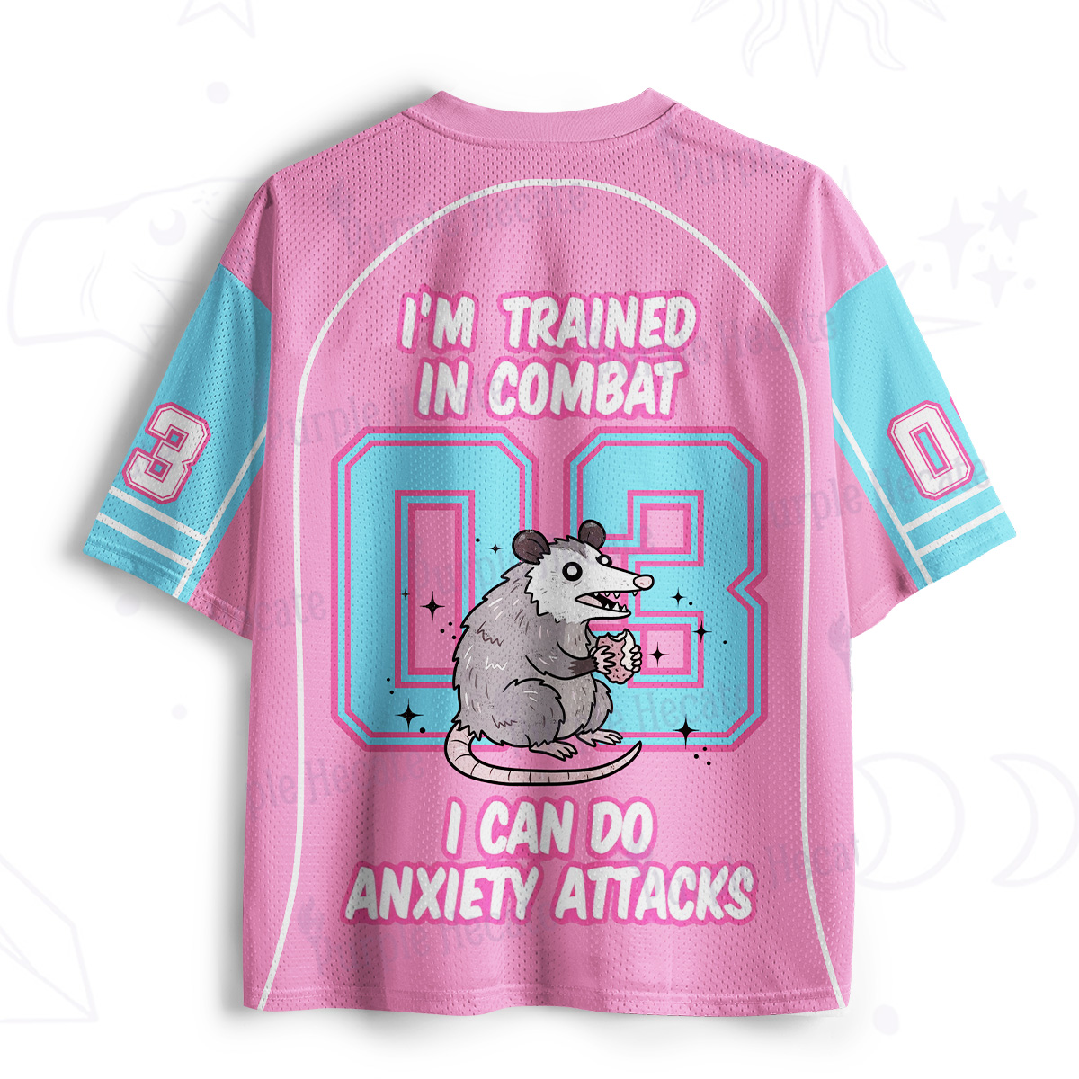 Purplehecate The Horrors Persist But So Do I Opossum Mesh Jersey