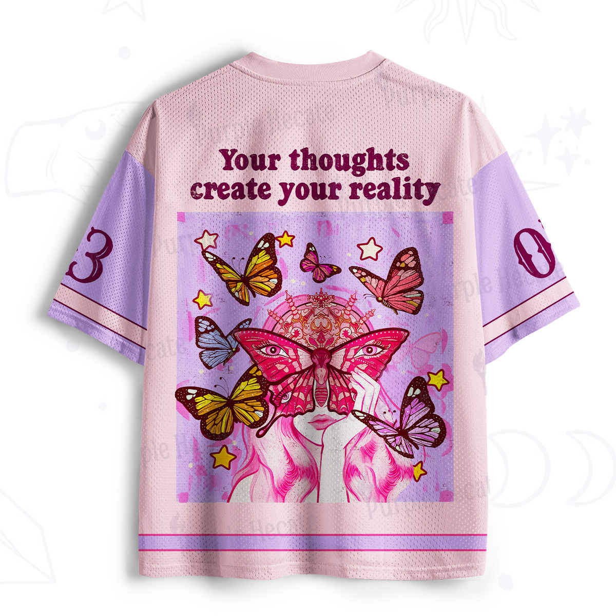 Purplehecate Create Your Reality Mesh Jersey