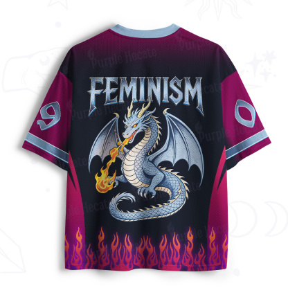 Purplehecate Feminism Dragon Fantasy Mesh Jersey