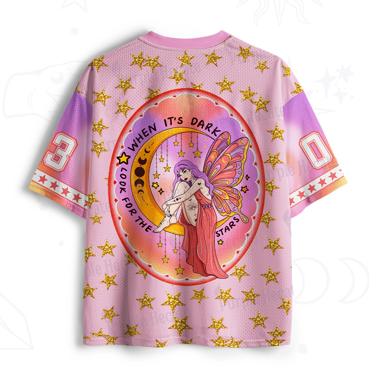 Purplehecate Look For The Stars Mesh Jersey