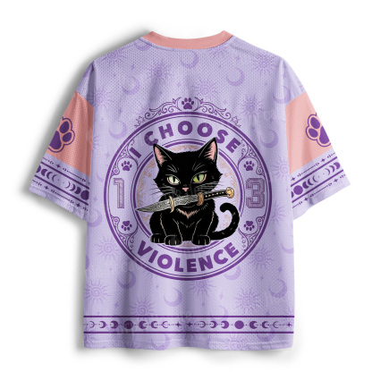 Purplehecate I Choose Violence  Mesh Jersey