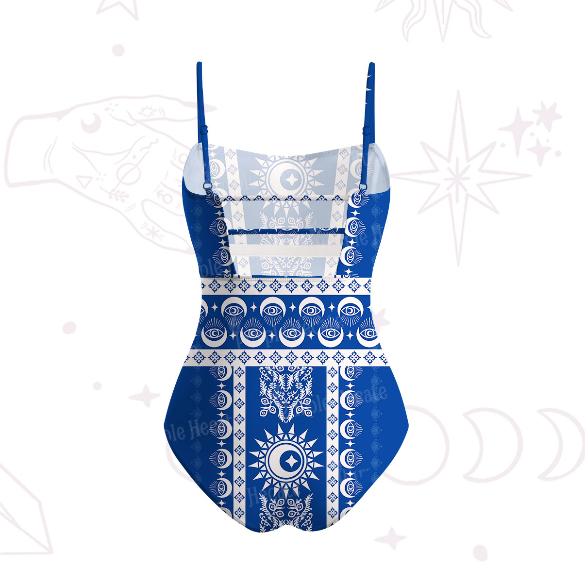 Purplehecate Visionary Sun Slim-Strap Swimsuit