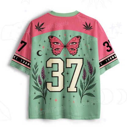 Purplehecate Soft Lips Loud Smoke Mesh Jersey