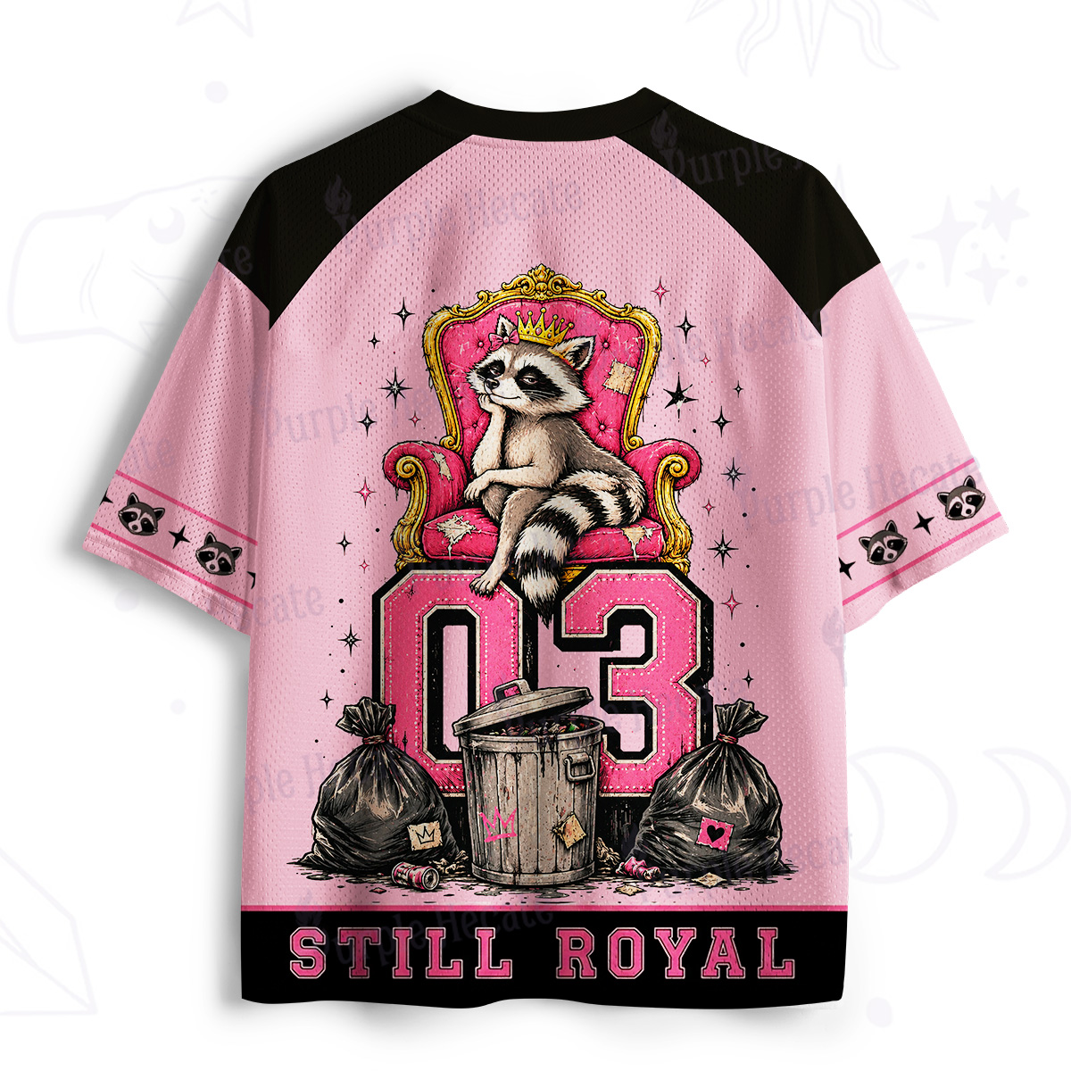 Purplehecate Still Royal Trash Panda Mesh Jersey
