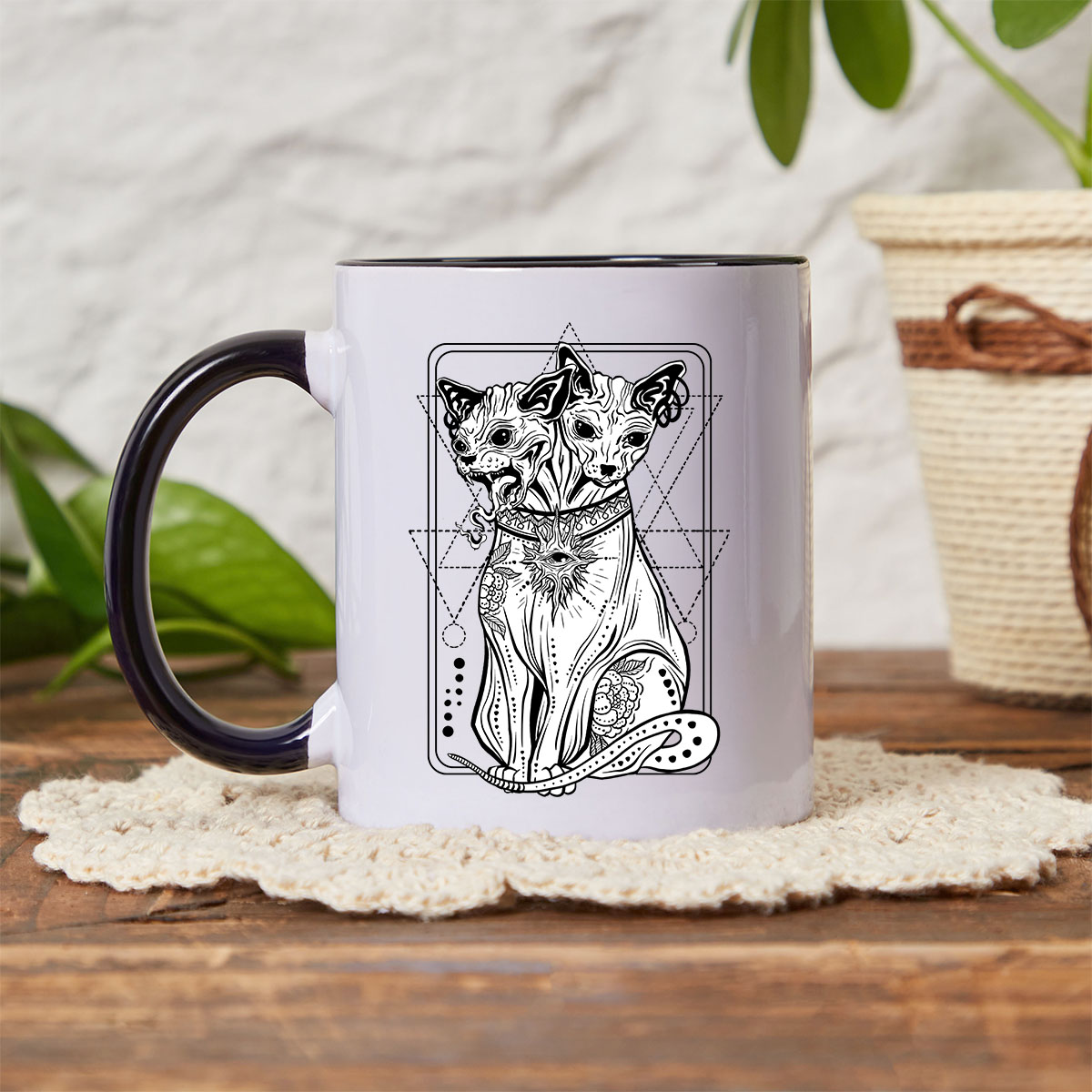 Purplehecate The Cat Goddess Bastet Mug