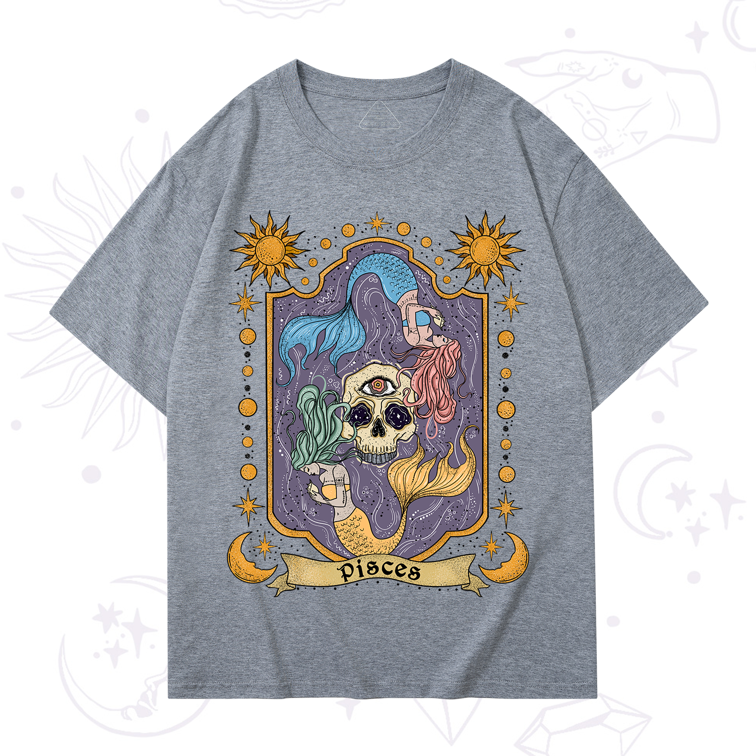 Purplehecate Pisces Zodiac T-Shirt