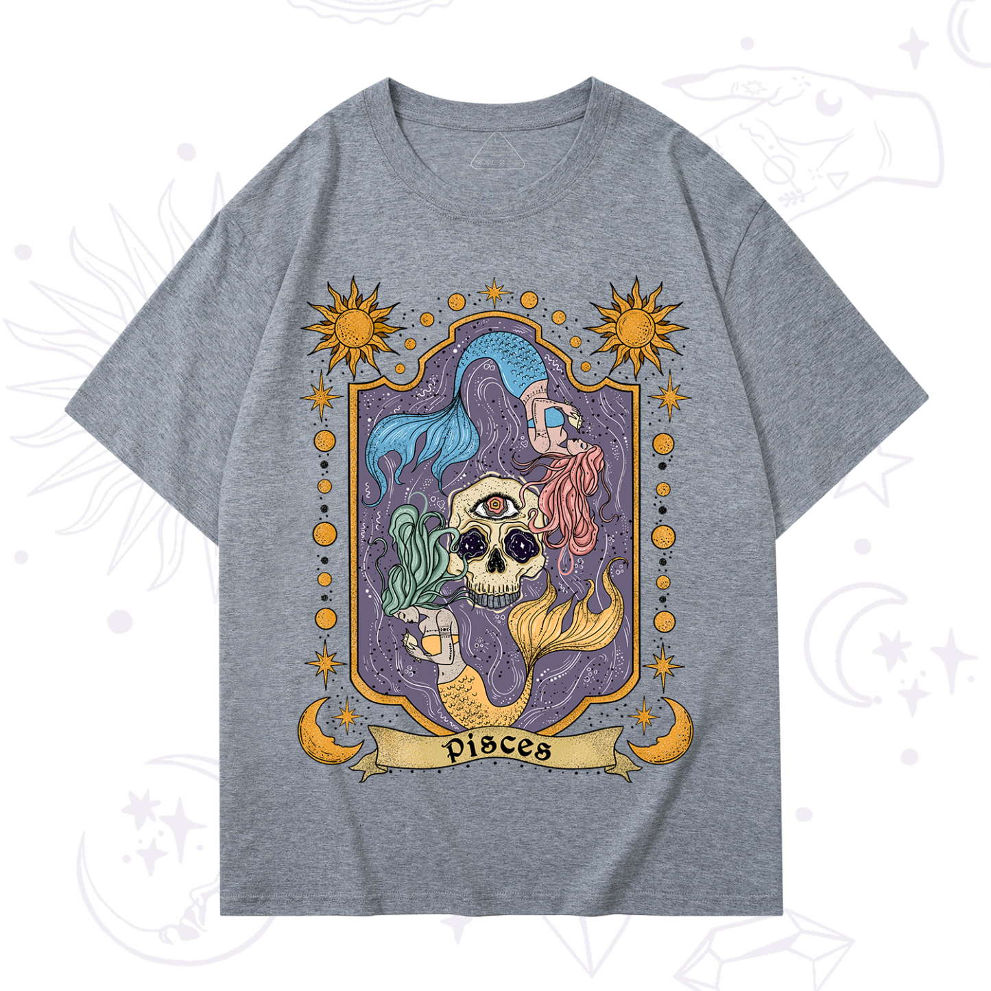 Purplehecate Pisces Zodiac T-Shirt