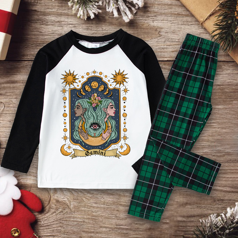 Purplehecate Gemini Zodiac Christmas Pajamas