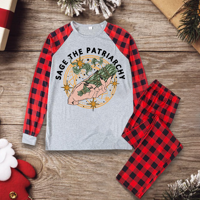 Purplehecate Sage The Patriarchy Christmas Pajamas