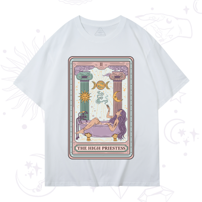Purplehecate The High Priestess Tarot T-Shirt