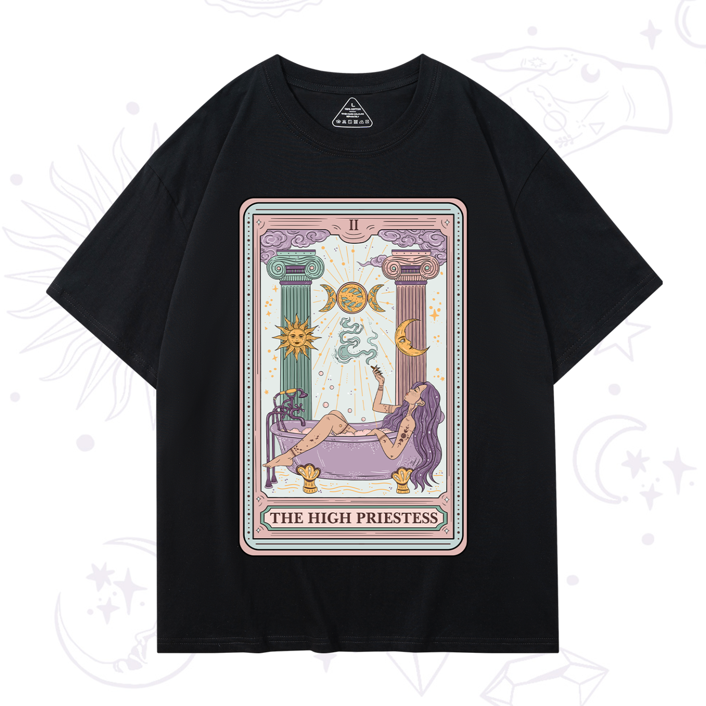 Magic Purplehecate The High Priestess Tarot T-Shirt