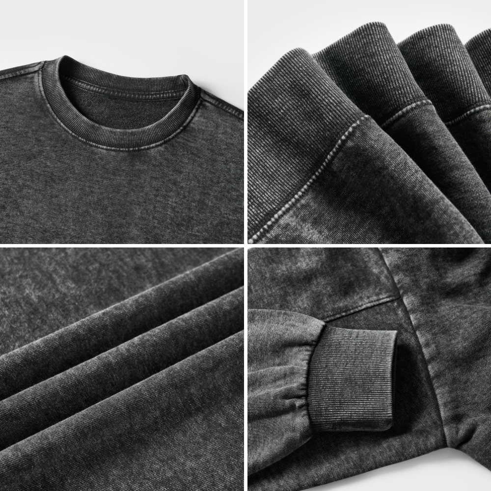 Purplehecate Christmas Skeleton Dinner Washed Sweatshirt