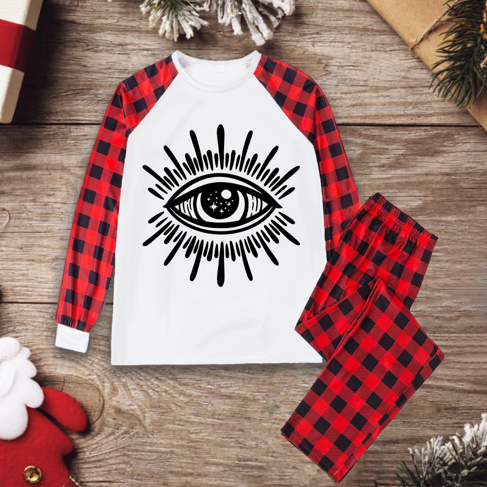 Purplehecate Evil Eye Christmas Pajamas
