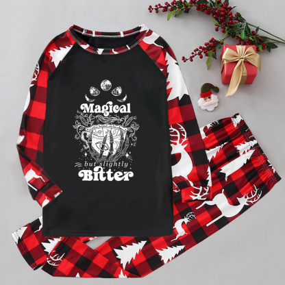Purplehecate Magical But Slightly Bitter Elk Christmas Pajamas