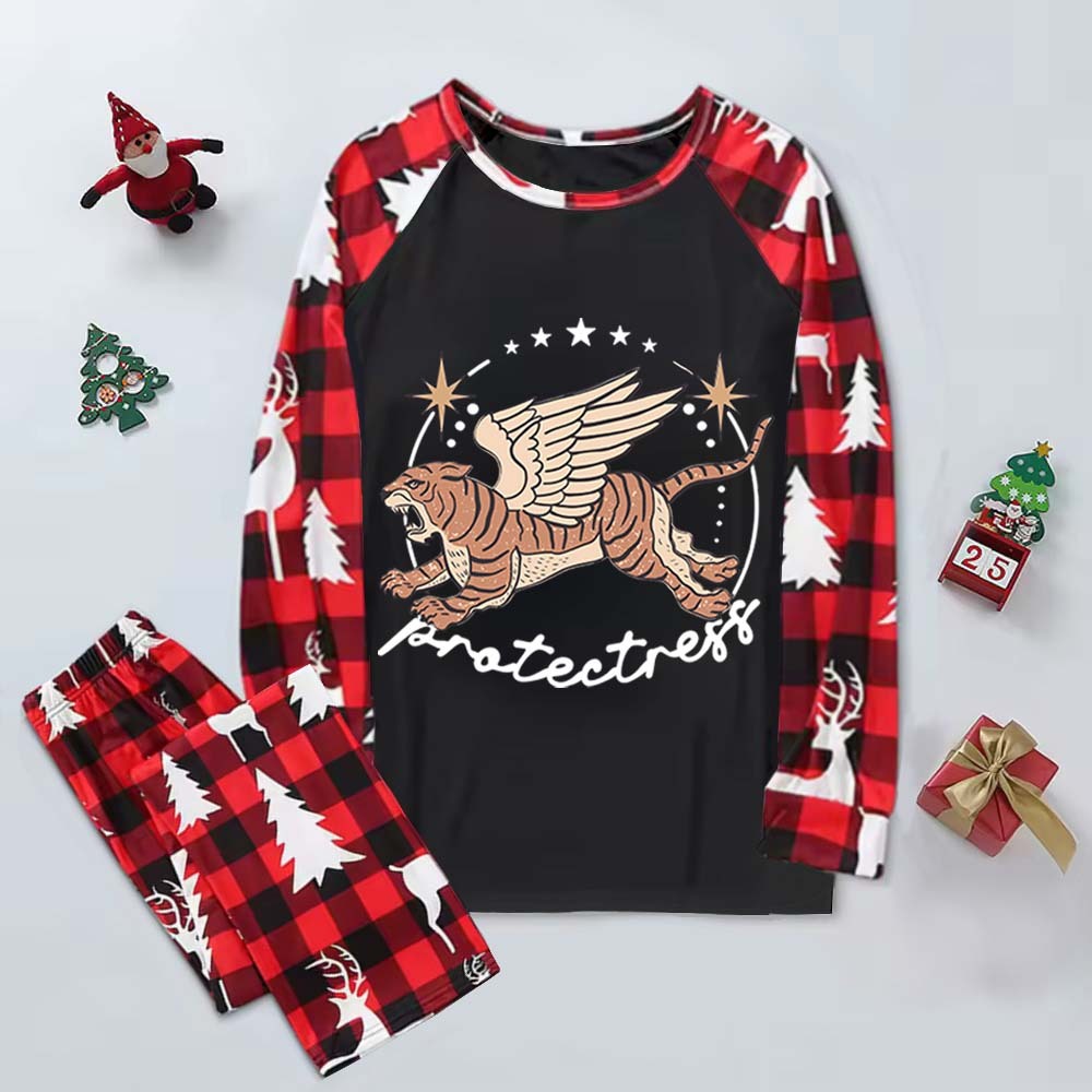 Purplehecate Protectress Elk Christmas Pajamas