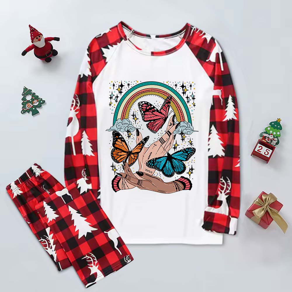 Purplehecate Metamorphoses Elk Christmas Pajamas