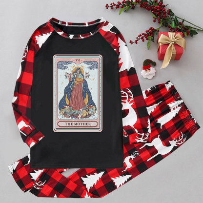 Purplehecate The Mother Tarot Elk Christmas Pajamas