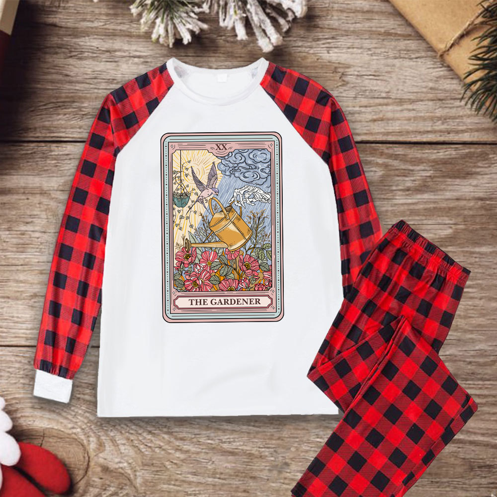 Purplehecate The Gardener Tarot Christmas Pajamas