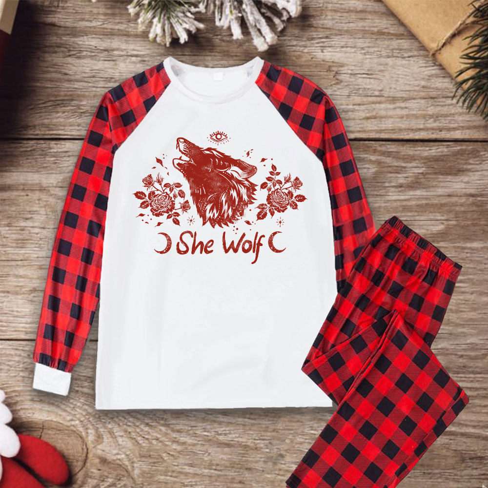 Purplehecate She Wolf Christmas Pajamas