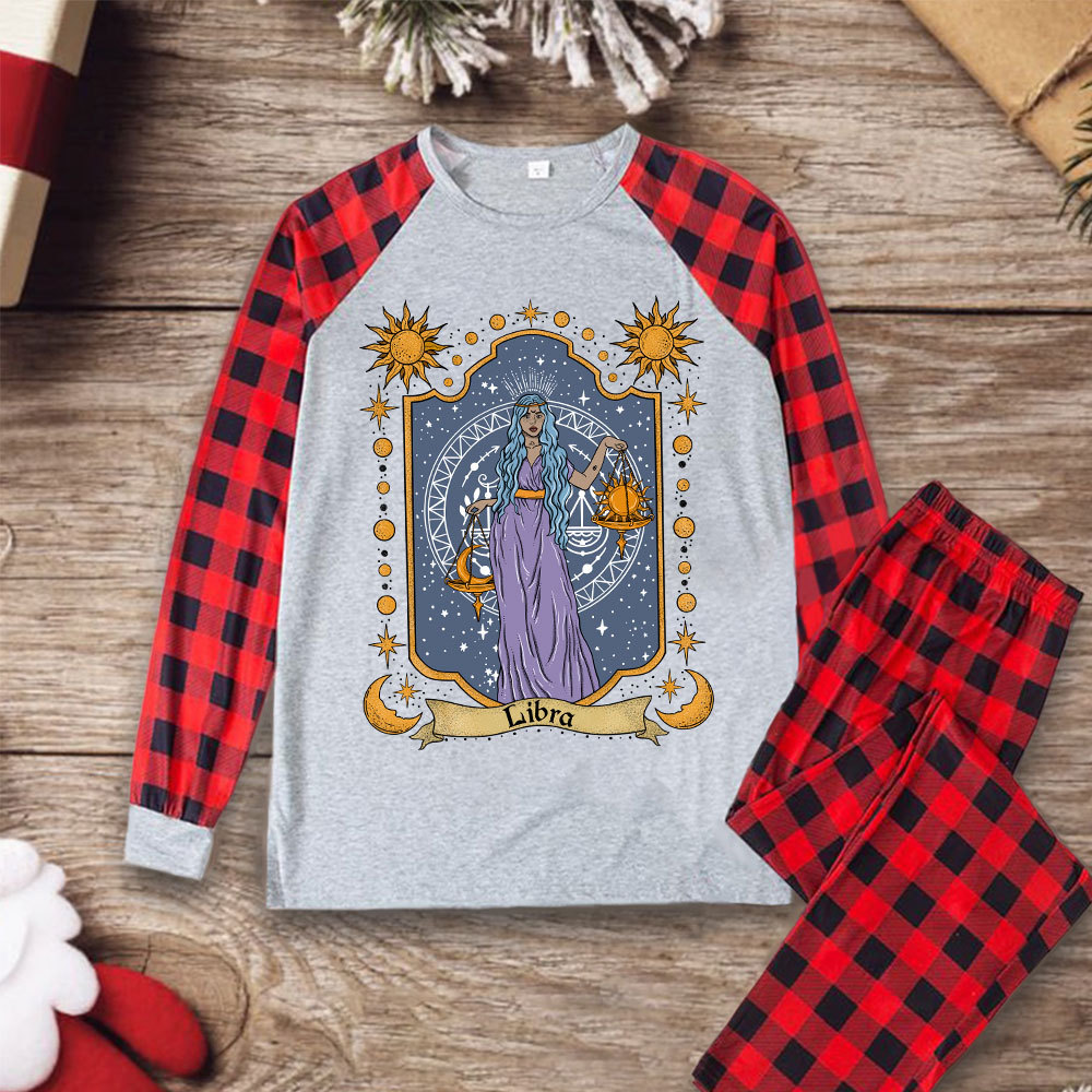 Purplehecate Libra Zodiac Christmas Pajamas