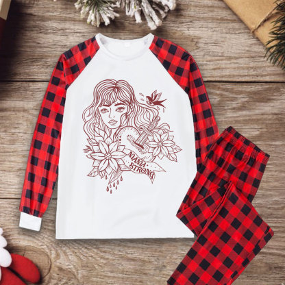 Purplehecate Mama Strong Christmas Pajamas