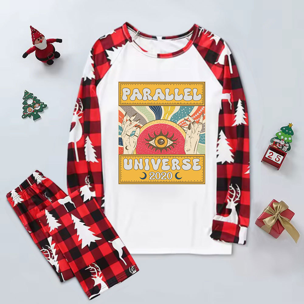 Purplehecate Parallel Universe Elk Christmas Pajamas