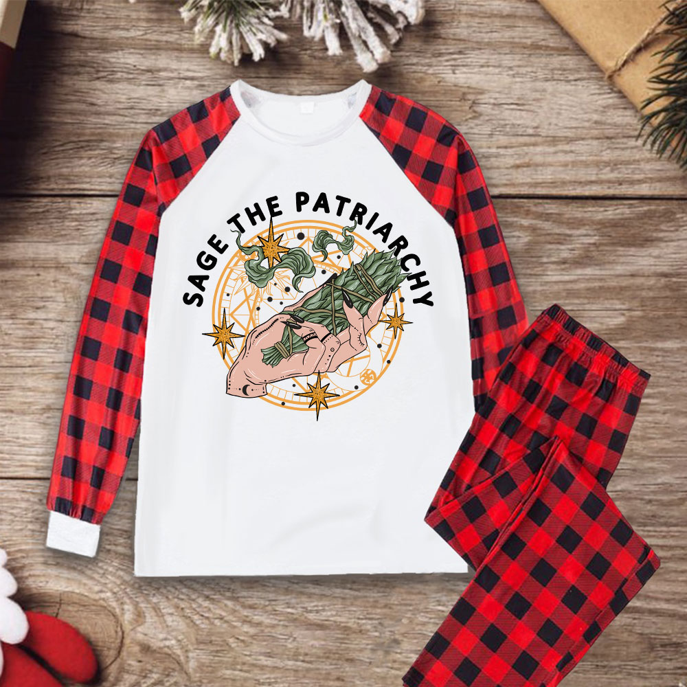Purplehecate Sage The Patriarchy Christmas Pajamas