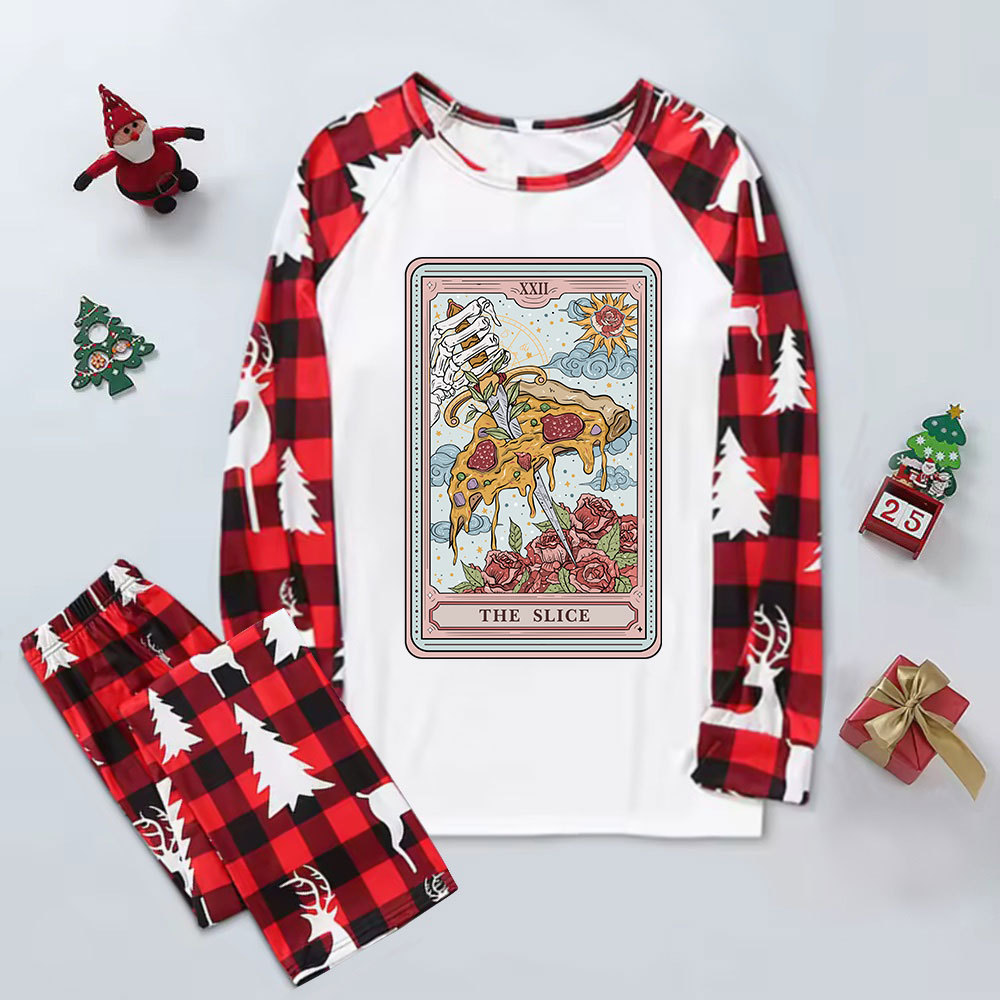 Purplehecate The Slice Tarot Elk Christmas Pajamas