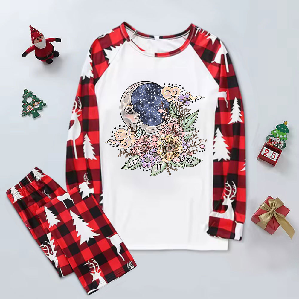 Purplehecate Let It Be Elk Christmas Pajamas