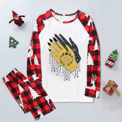 Purplehecate Wash Your Hands Elk Christmas Pajamas