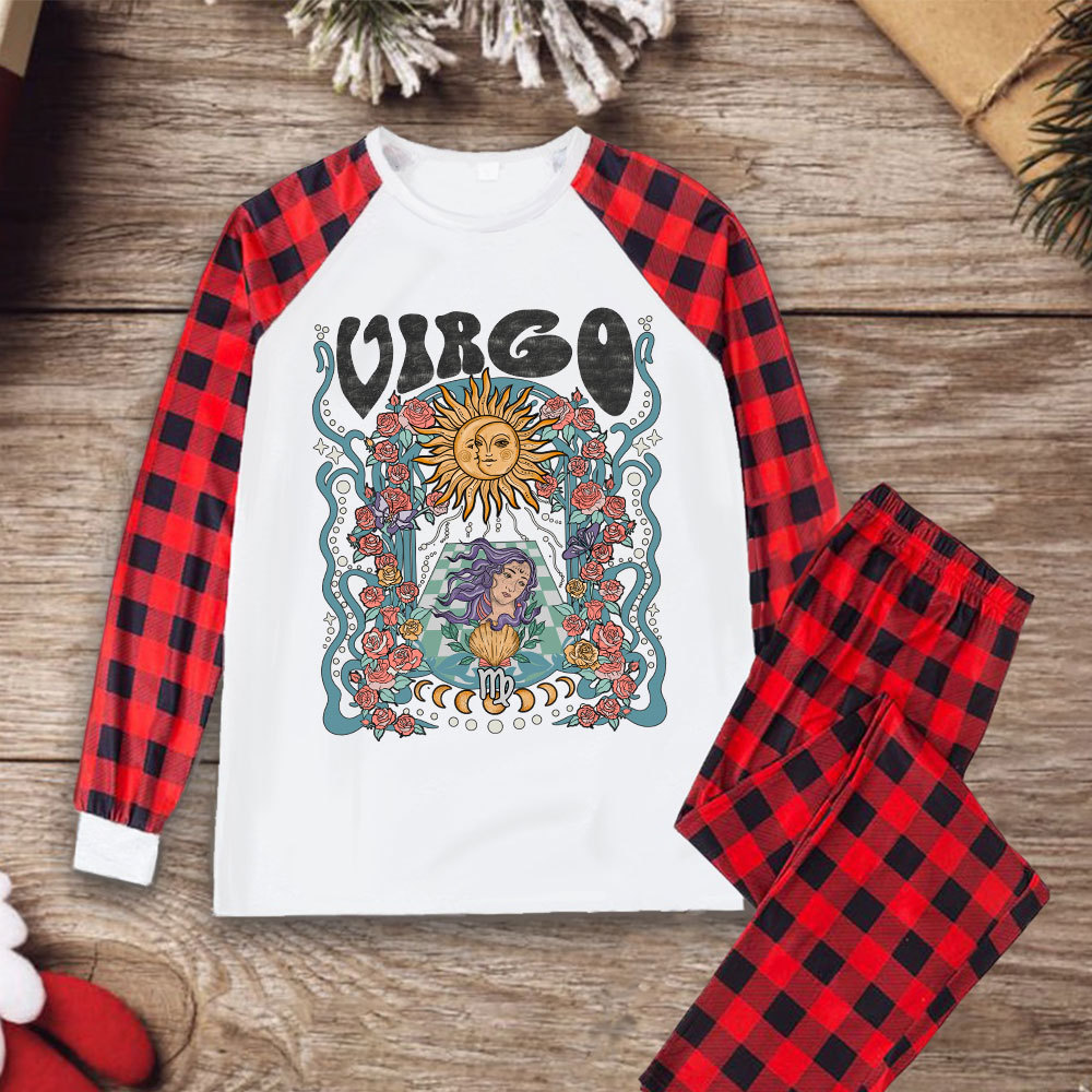 Purplehecate Virgo Spirit Zodiac Christmas Pajamas