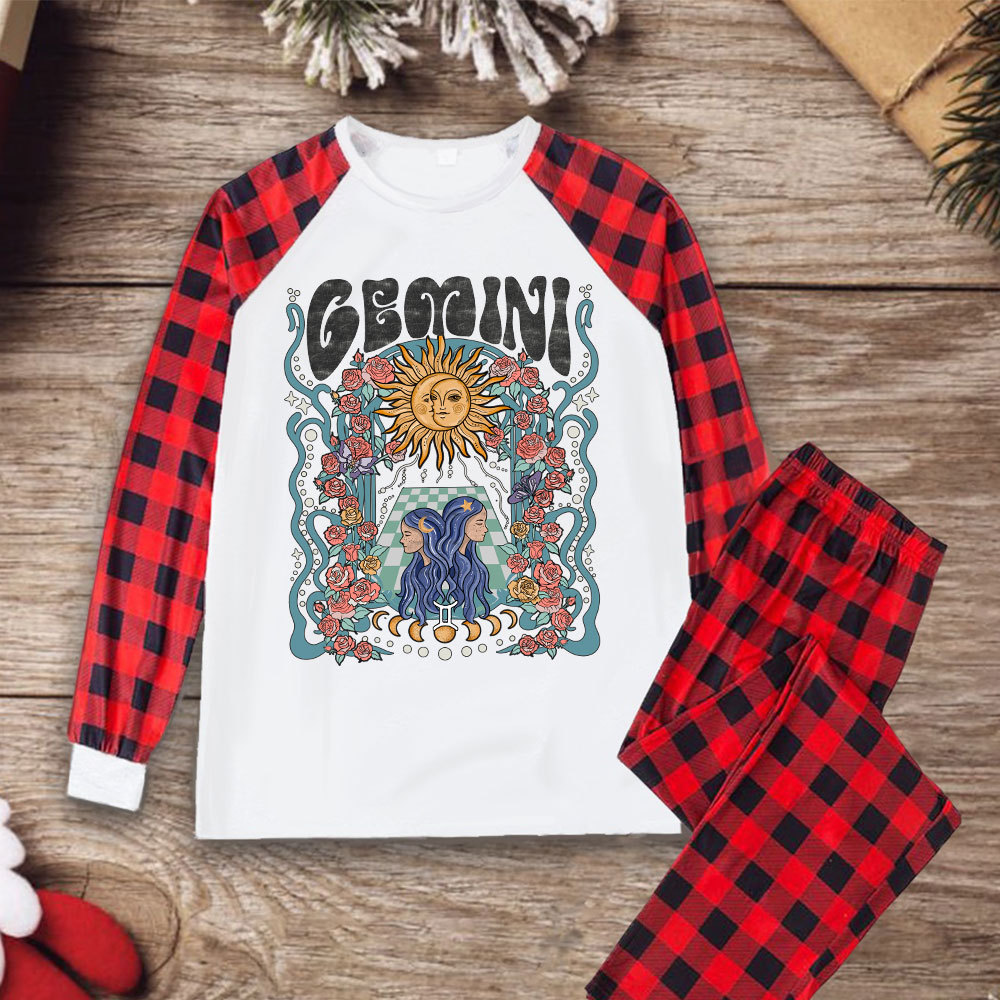 Purplehecate Gemini Spirit Zodiac Christmas Pajamas