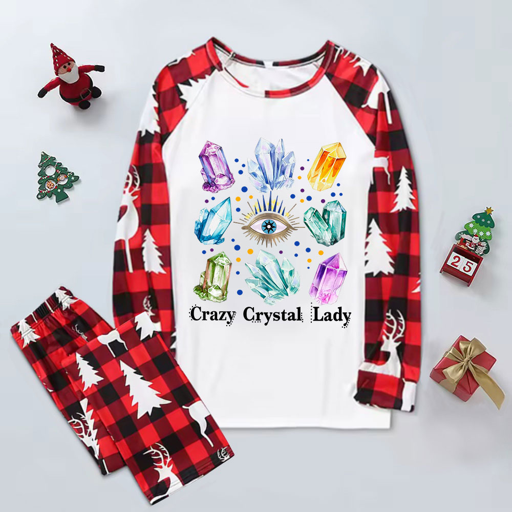 Purplehecate Crysral Lady Elk Christmas Pajamas