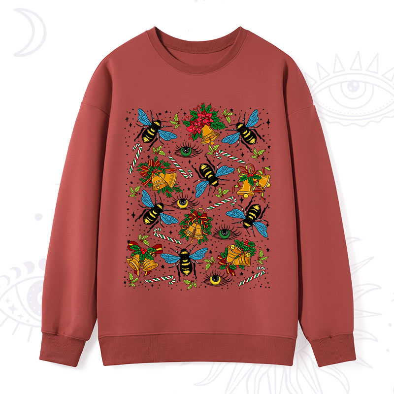 Purplehecate Christmas The Bee's Knees Sweatshirt