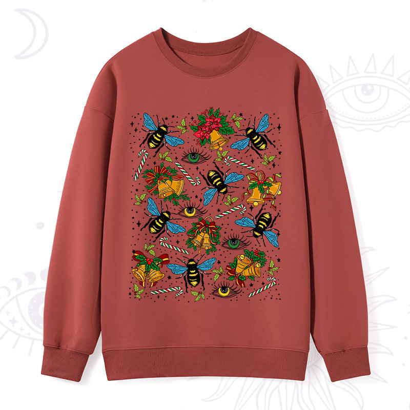 Purplehecate Christmas The Bee's Knees Sweatshirt