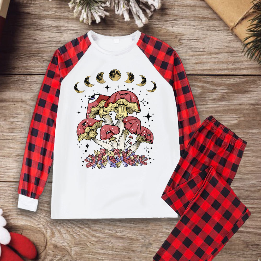Purplehecate Magic Mushroom Christmas Pajamas