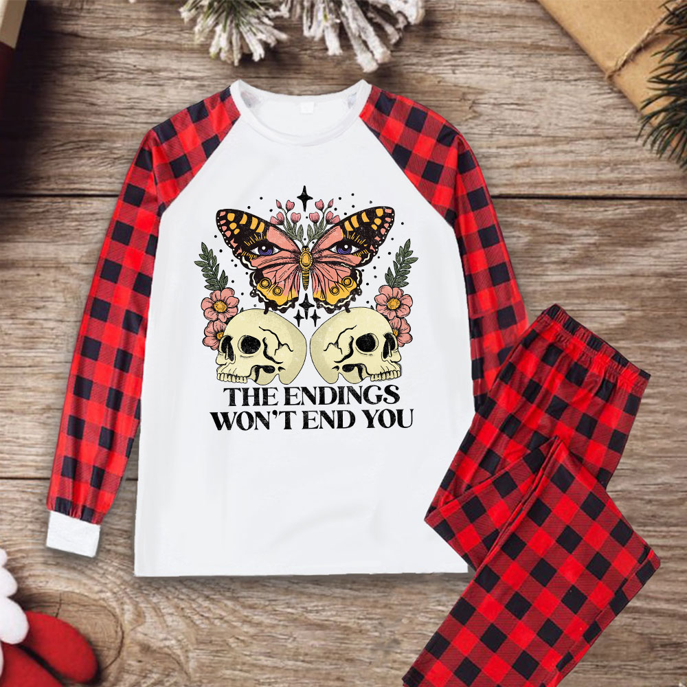 Purplehecate The Endings Won't End You Christmas Pajamas