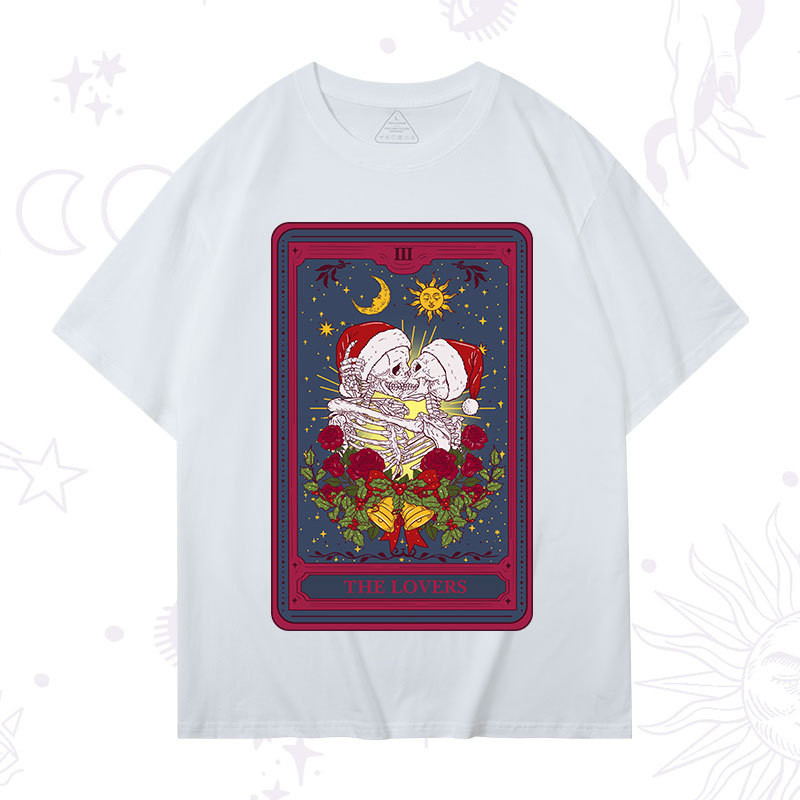 Purplehecate Christmas The Lovers Tarot T-Shirt
