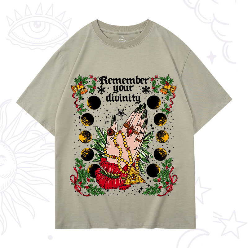 Purplehecate Christmas Remember Your Divinity T-Shirt