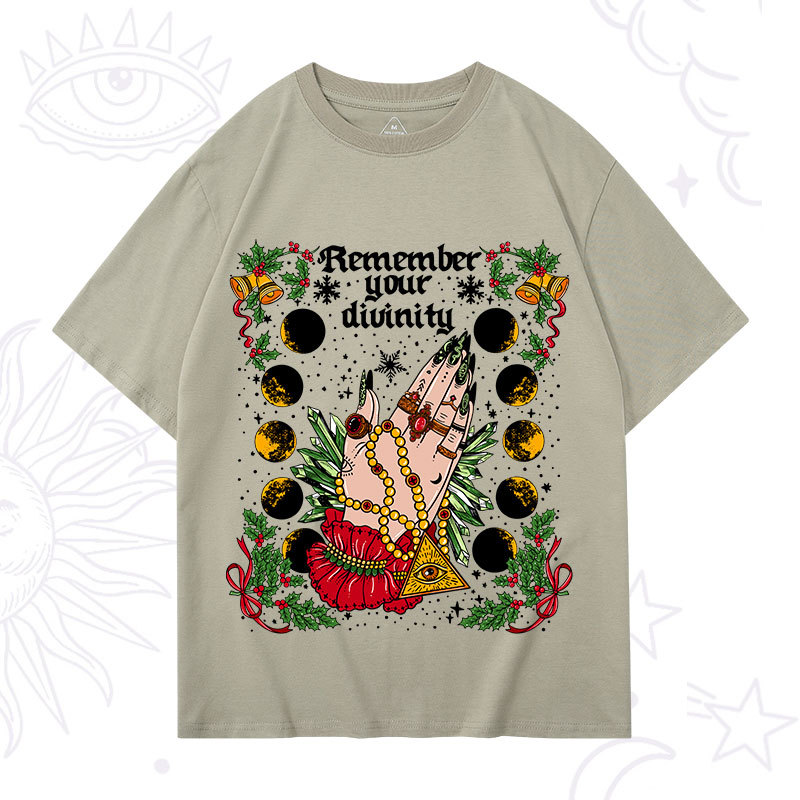 Purplehecate Christmas Remember Your Divinity T-Shirt