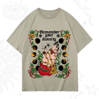 Purplehecate Christmas Remember Your Divinity T-Shirt