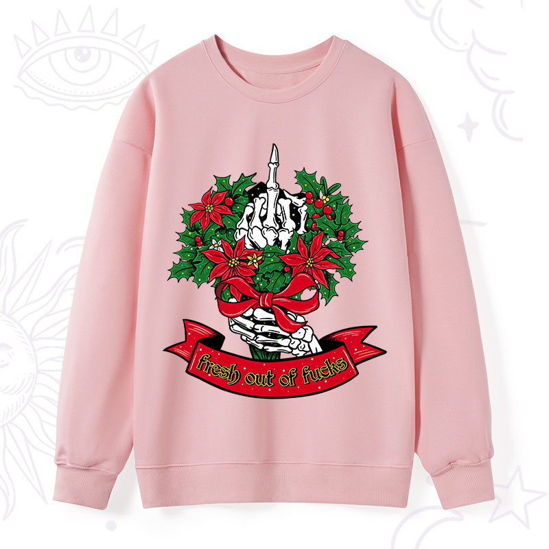 Purplehecate Christmas Fresh Out Of Fuck Sweatshirt