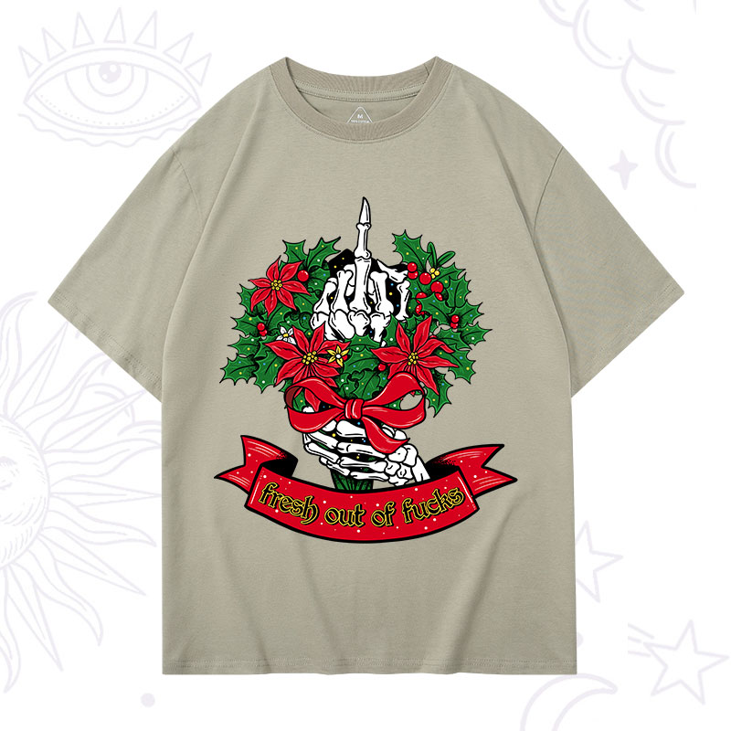 Purplehecate Christmas Fresh Out Of Fuck T-Shirt