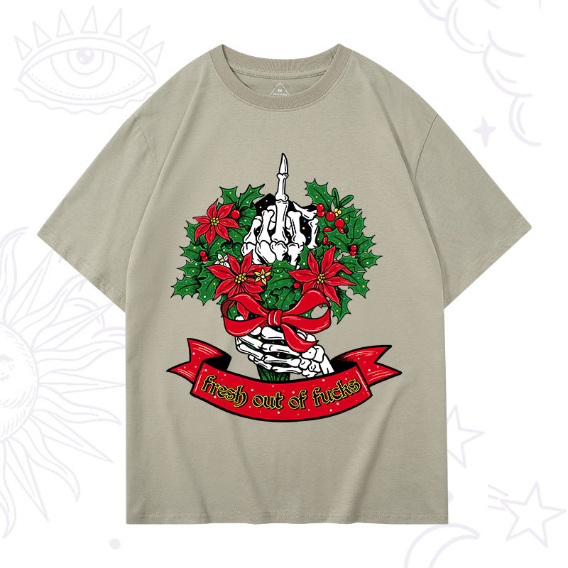 Purplehecate Christmas Fresh Out Of Fuck T-Shirt