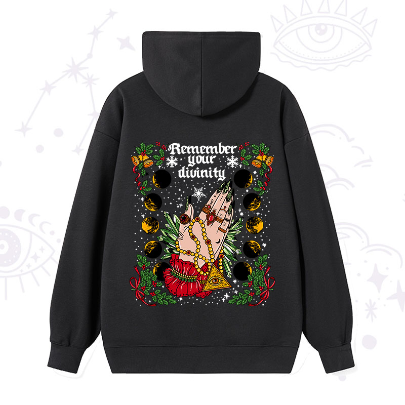 Purplehecate Christmas Remember Your Divinity Hoodie