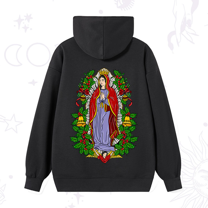 Purplehecate Christmas Mother Mary Hoodie