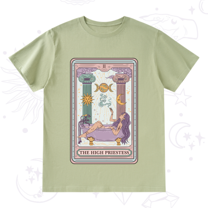 Purplehecate The High Priestess Tarot T-Shirt