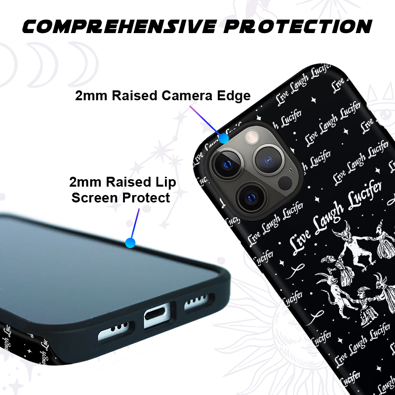 Purplehecate Live Laugh Lucifer Phone Case