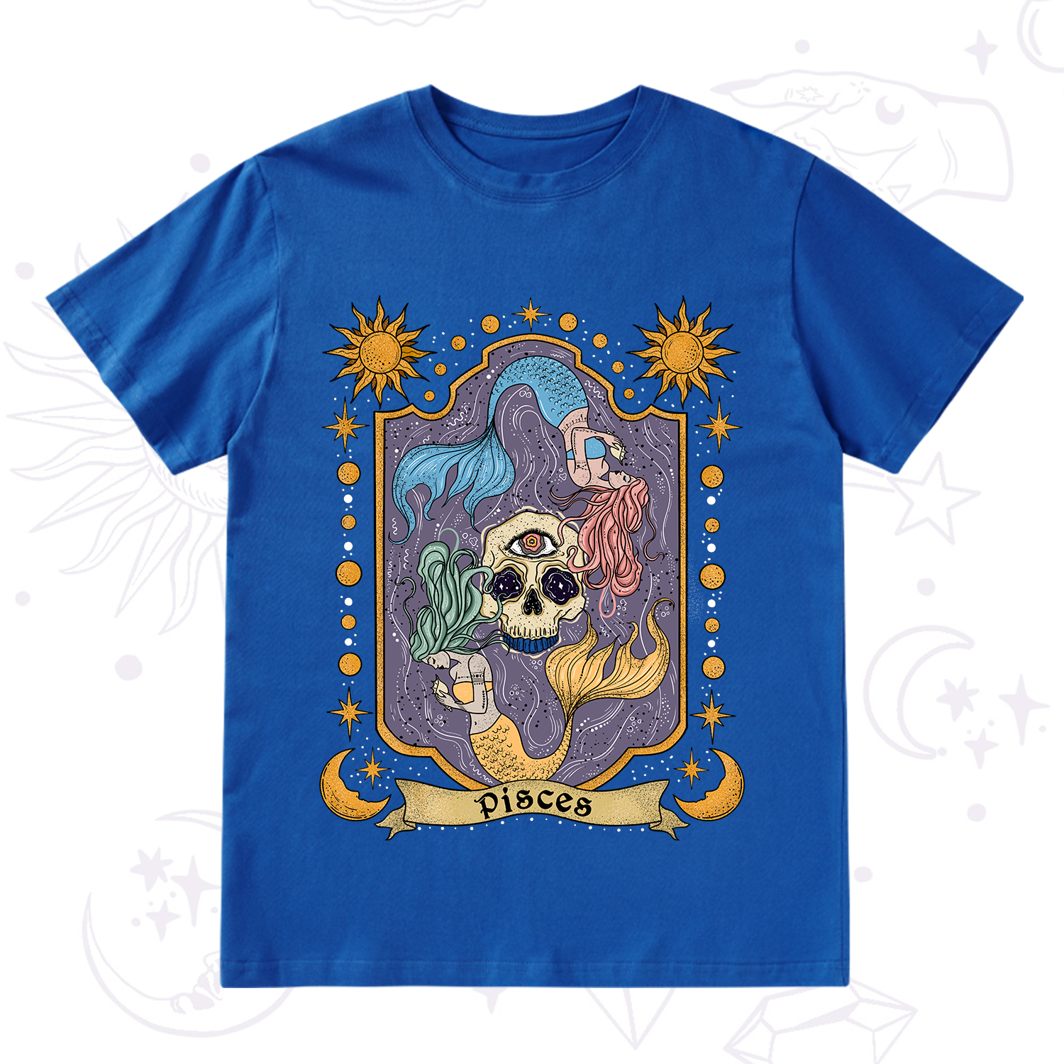 Purplehecate Pisces Zodiac T-Shirt